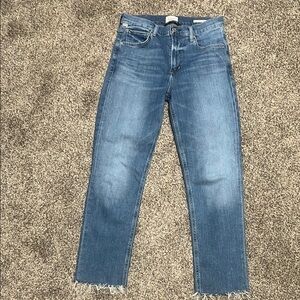 Citizens Of Humanity Isola Mid-Wash Cropped Premium Vintage Jeans Sz 26